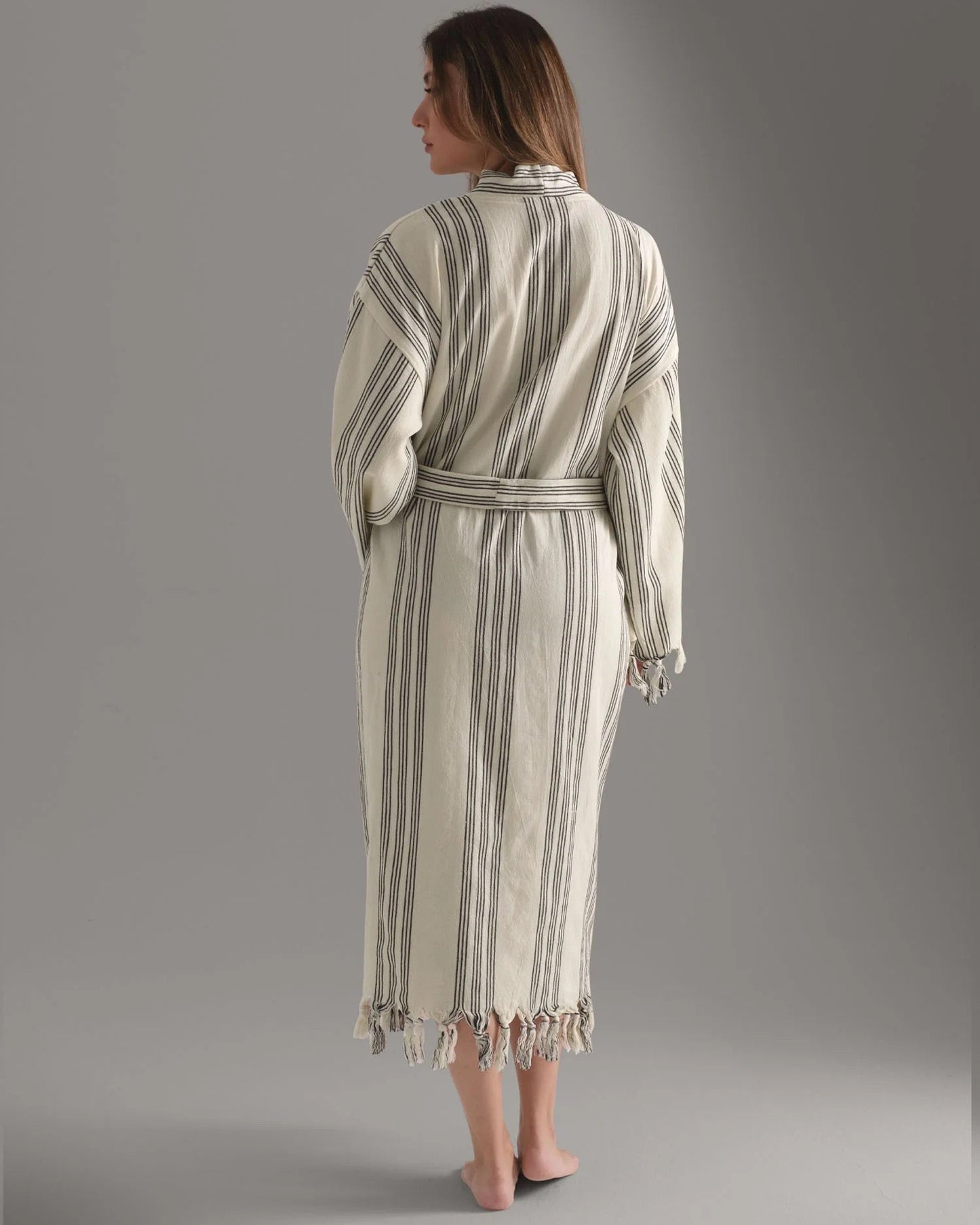 Peignoir en serviette turque LINE, vêtements de plage, caftan, kimono