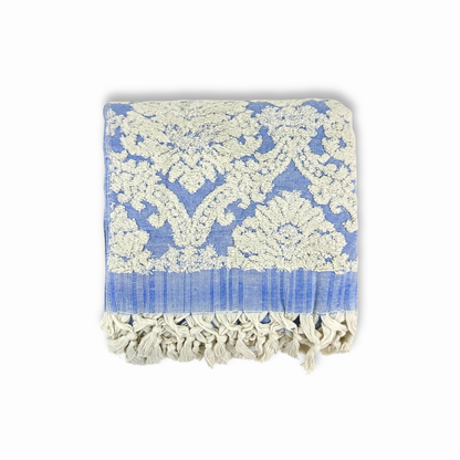 Serviette de bain turque faite à la main, serviette de bain en jacquard damassé, 100 %