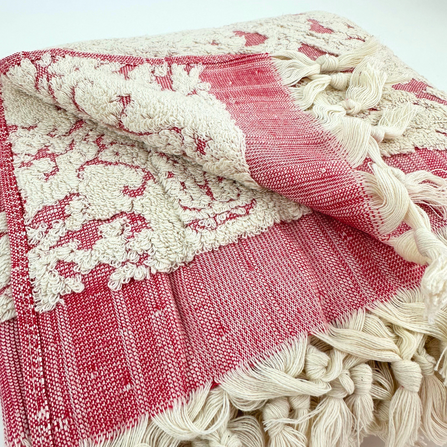 Serviette de bain turque faite à la main, serviette de bain en jacquard damassé, 100 %