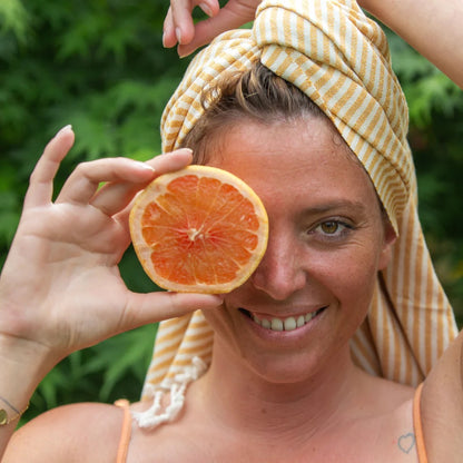 Serviette de plage turque BODRUM, Peshtemal rayé, serviette de hammam,